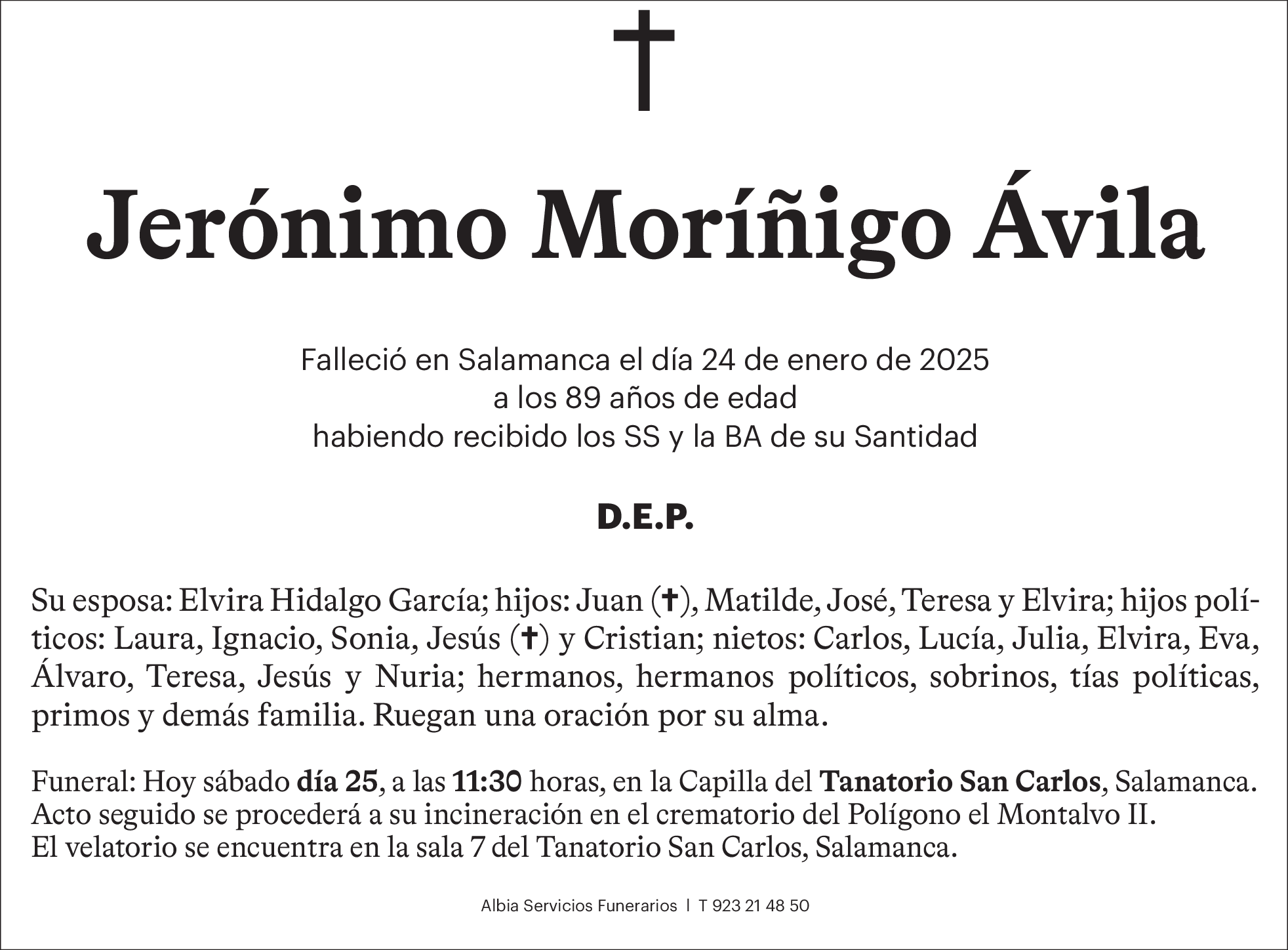 Jerónimo Moríñigo Ávila
