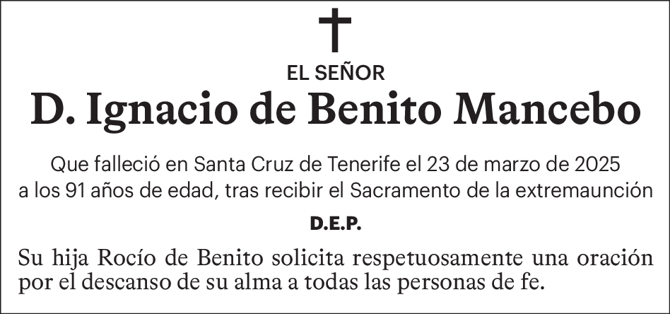 Ignacio de Benito Mancebo