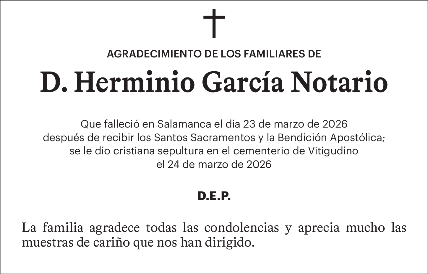 Don Herminio García Notario