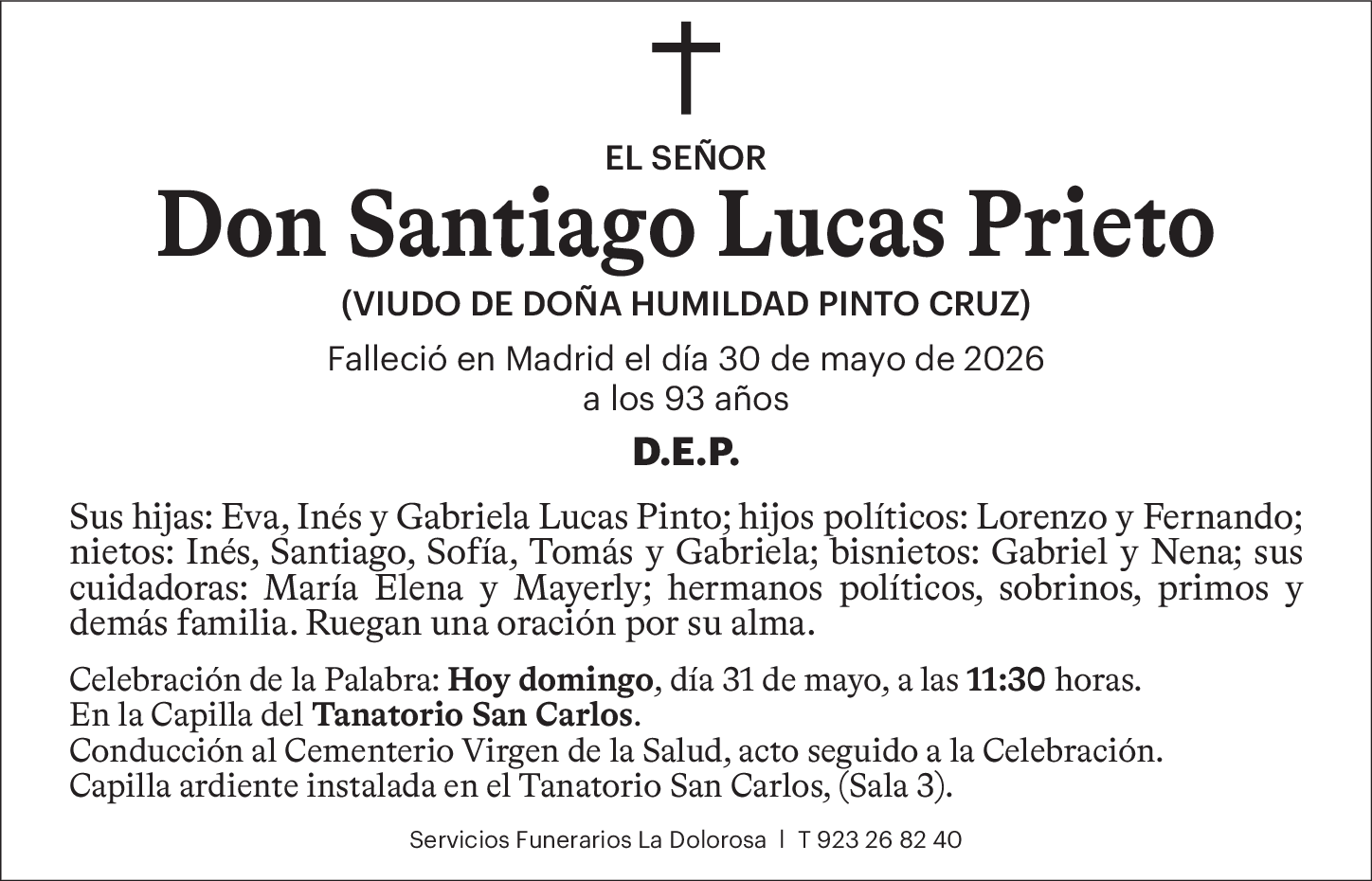 Don Santiago Lucas Prieto